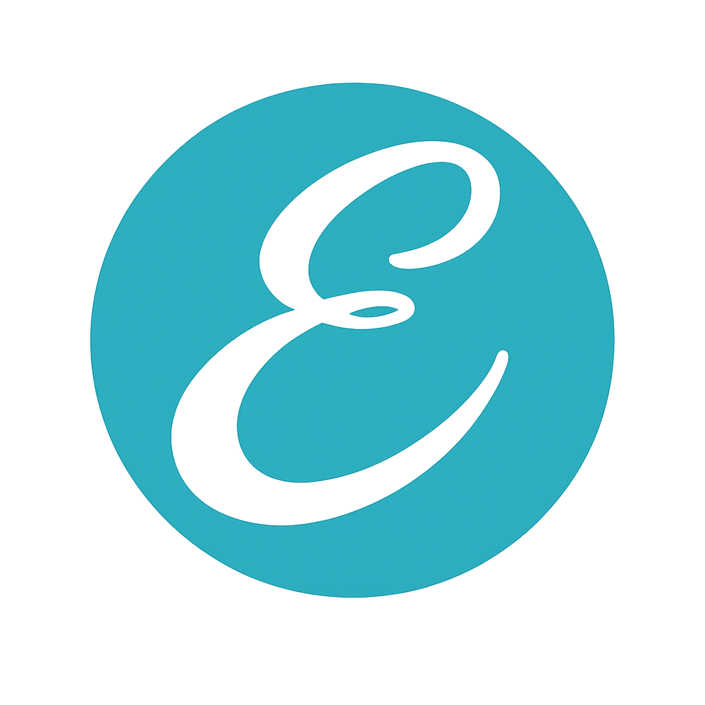 Artwork by Elayna logo teal